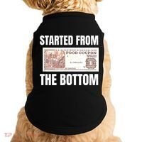 Started At The Bottom Funny Food Stamp 80s 90s Kids Know Doggie Tank thumb 0