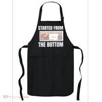 Started At The Bottom Funny Food Stamp 80s 90s Kids Know Apron thumb 0