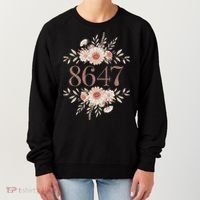 Subtle Anti Trump 8647 Flower Floral Boho President Liberal Women's Sweatshirt thumb 0