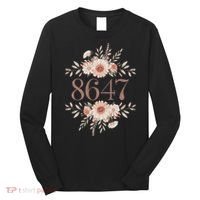 Subtle Anti Trump 8647 Flower Floral Boho President Liberal Long Sleeve Shirt thumb 0