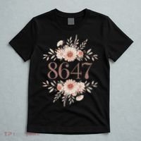 Subtle Anti Trump 8647 Flower Floral Boho President Liberal T-Shirt thumb 5