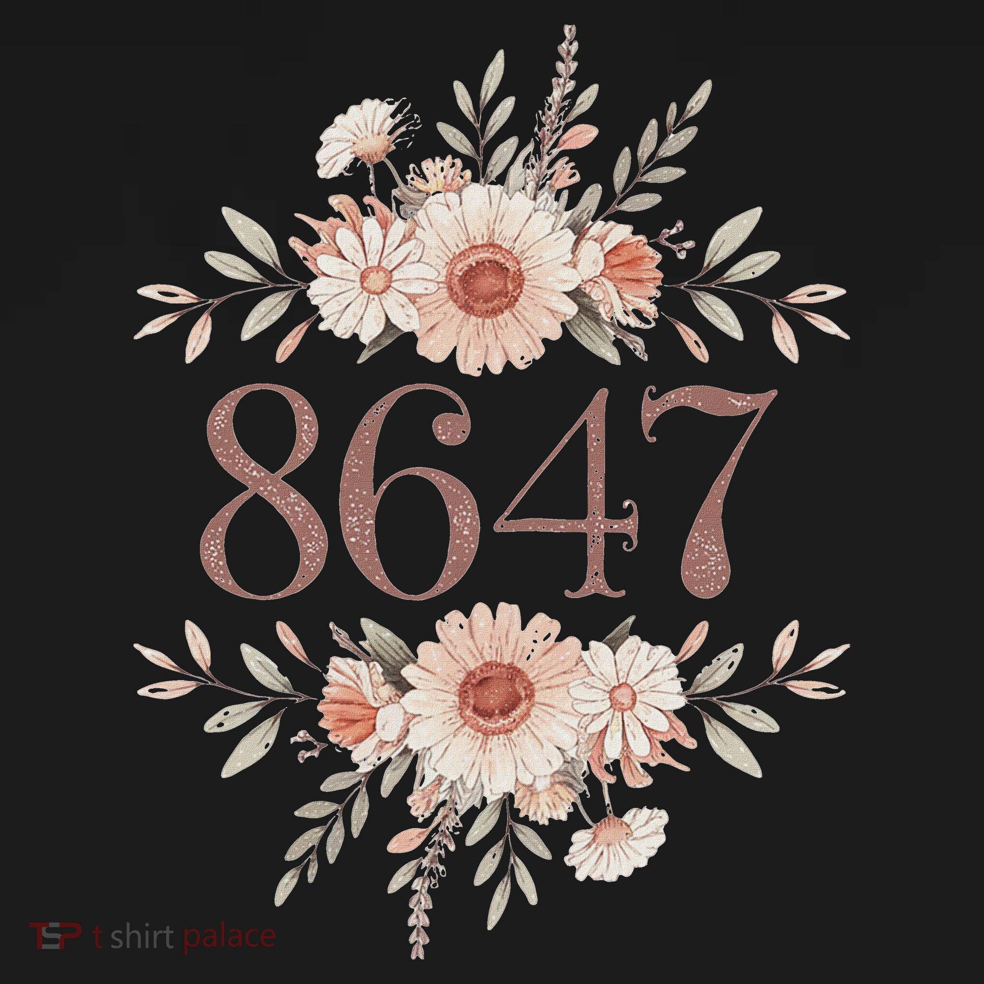 Subtle Anti Trump 8647 Flower Floral Boho President Liberal Mousepad
