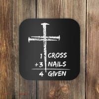 Spoiler Alert Tomb Was Empty Easter Religious Christian Gift Coaster thumb 0