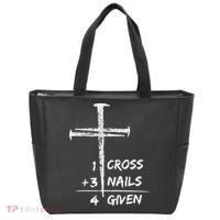 Spoiler Alert Tomb Was Empty Easter Religious Christian Gift Tote Bag thumb 0