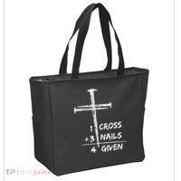 Spoiler Alert Tomb Was Empty Easter Religious Christian Gift Tote Bag thumb 2