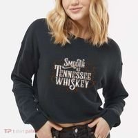 Smooth As Tennessee Whiskey Country Cropped Pullover Crew thumb 2