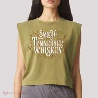 Smooth As Tennessee Whiskey Country Garment-Dyed Women's Muscle Tee thumb 2