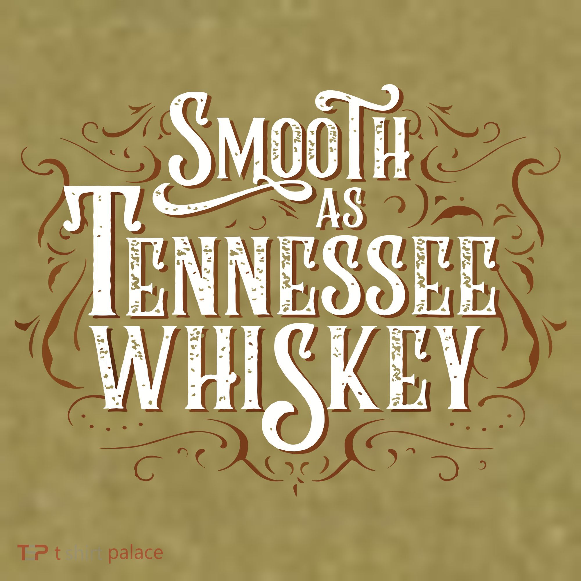 Smooth As Tennessee Whiskey Country Garment-Dyed Women's Muscle Tee
