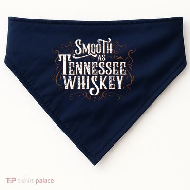 Smooth As Tennessee Whiskey Country USA-Made Doggie Bandana