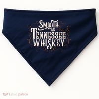 Smooth As Tennessee Whiskey Country USA-Made Doggie Bandana thumb 0