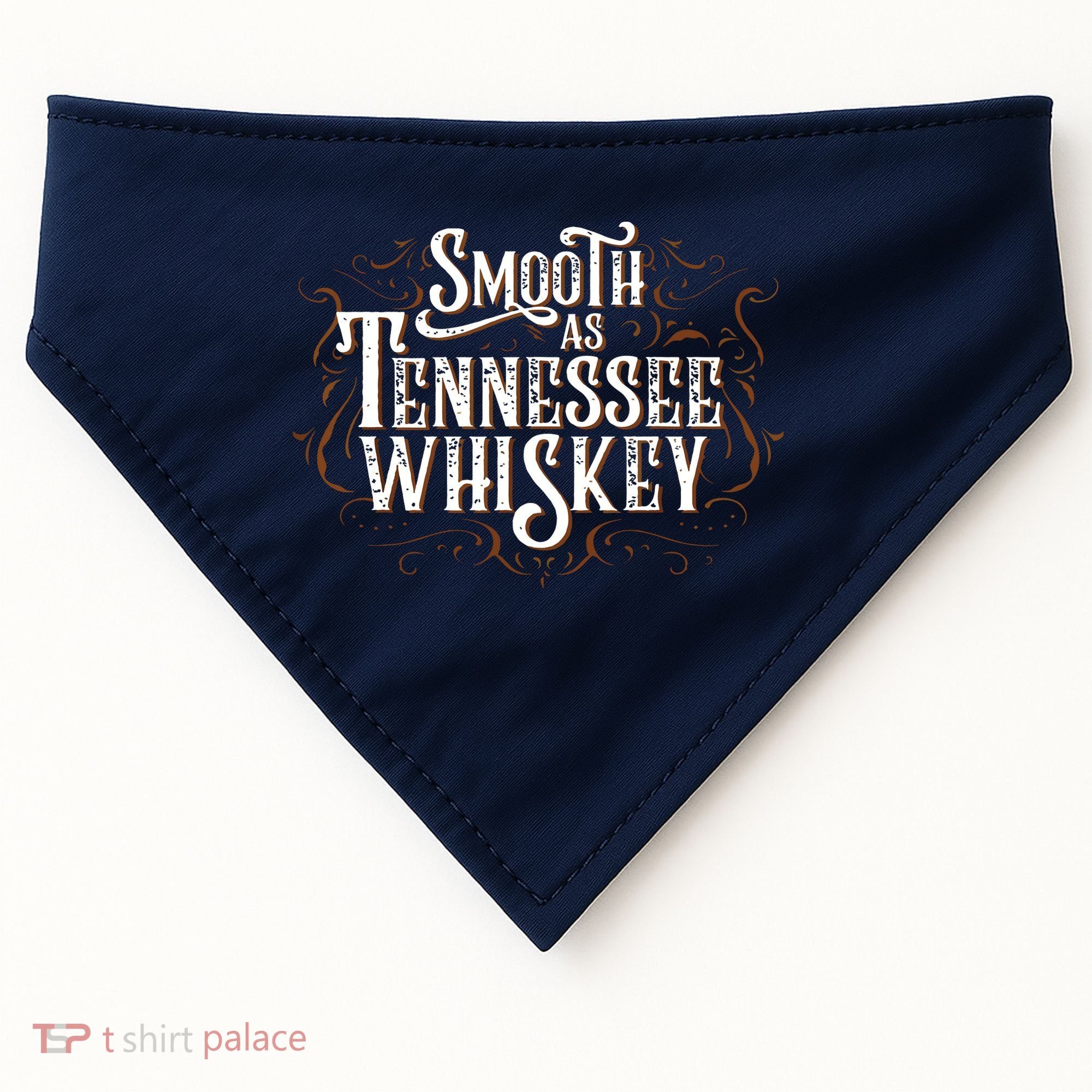 Smooth As Tennessee Whiskey Country USA-Made Doggie Bandana