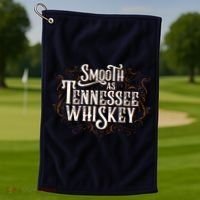 Smooth As Tennessee Whiskey Country Golf Towel thumb 1
