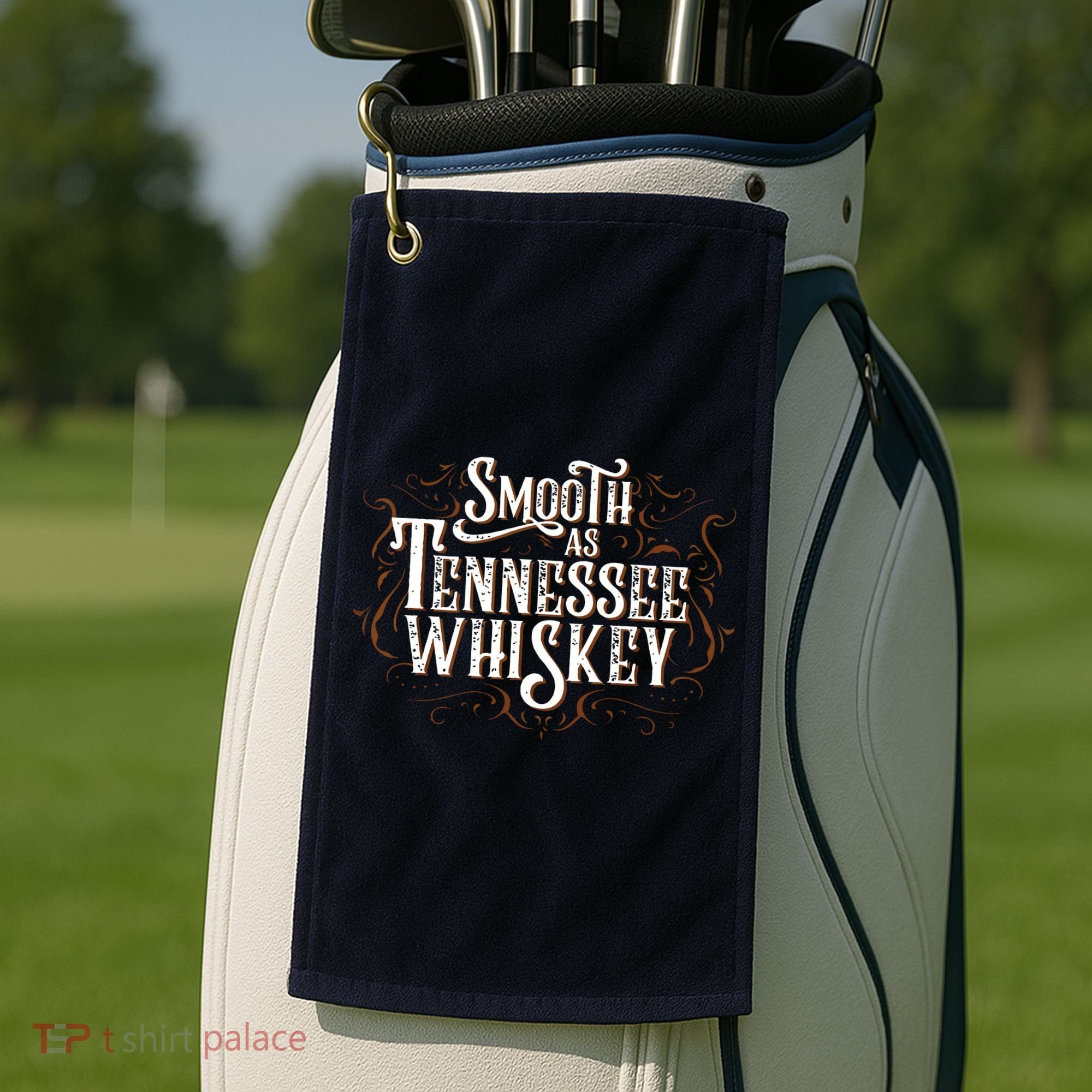 Smooth As Tennessee Whiskey Country Golf Towel