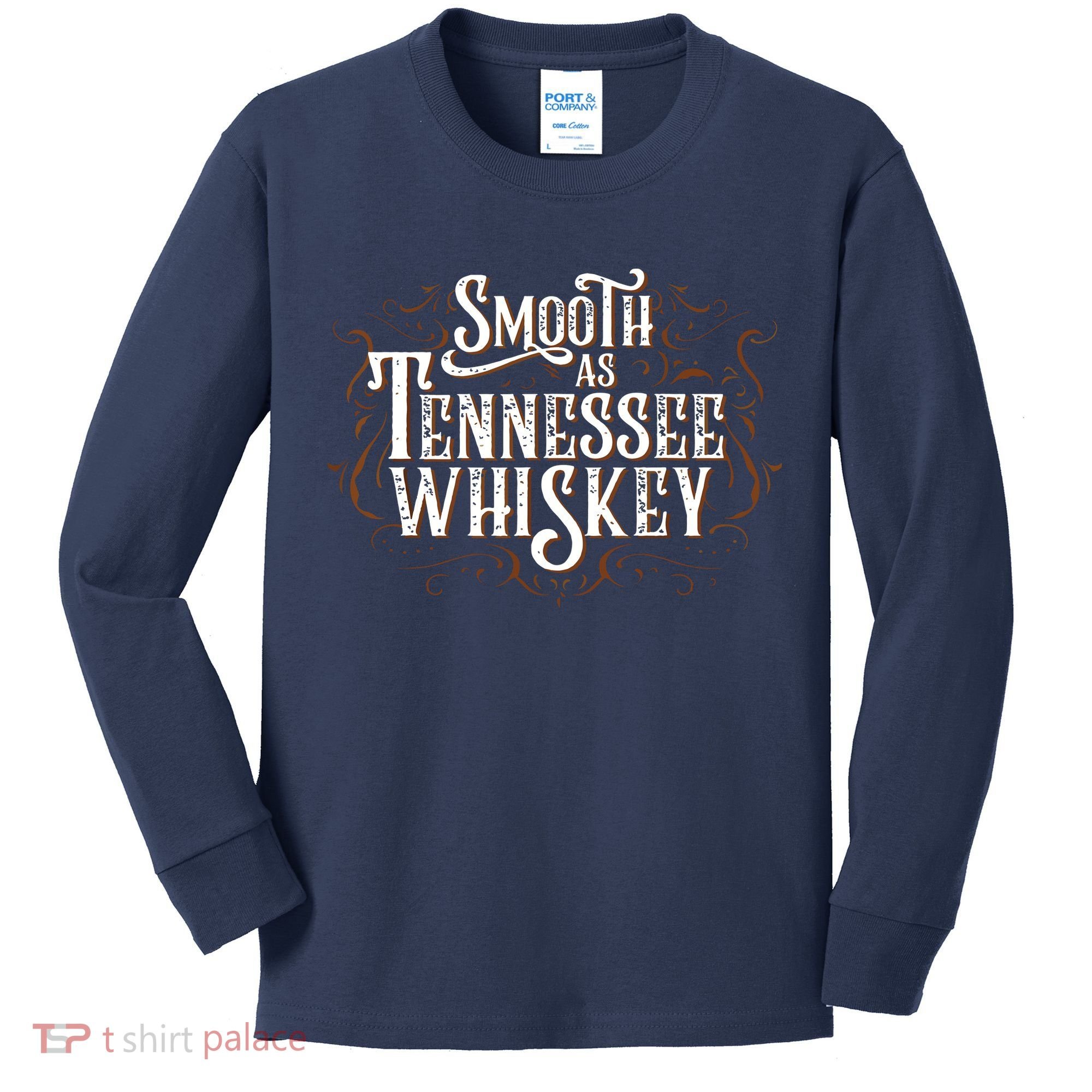 Smooth As Tennessee Whiskey Country Kids Long Sleeve Shirt