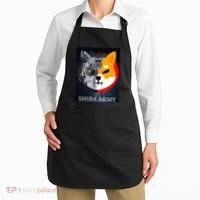 Shiba Army Terminator Dog Crypto Currency Meme Apron thumb 2