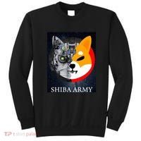 Shiba Army Terminator Dog Crypto Currency Meme Sweatshirt thumb 0