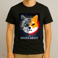 Shiba Army Terminator Dog Crypto Currency Meme T-Shirt thumb 3