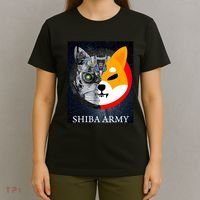 Shiba Army Terminator Dog Crypto Currency Meme T-Shirt thumb 4