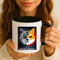 Shiba Army Terminator Dog Crypto Currency Meme Coffee Mug thumb 3