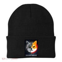 Shiba Army Terminator Dog Crypto Currency Meme Beanie thumb 0
