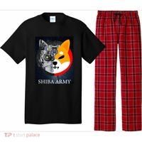 Shiba Army Terminator Dog Crypto Currency Meme Pajama Set thumb 0