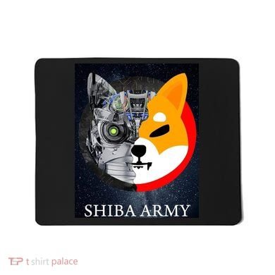 Shiba Army Terminator Dog Crypto Currency Meme Mousepad
