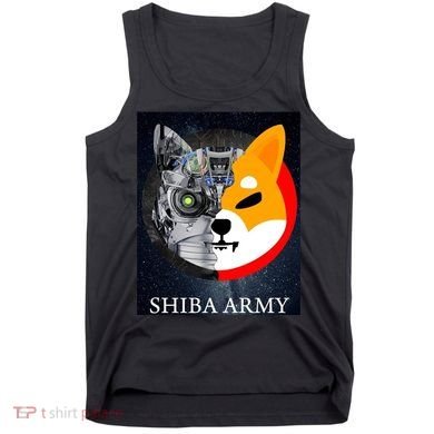 Shiba Army Terminator Dog Crypto Currency Meme Tank Top