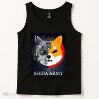 Shiba Army Terminator Dog Crypto Currency Meme Tank Top thumb 2