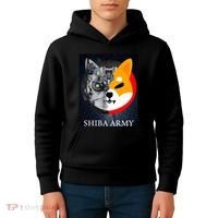 Shiba Army Terminator Dog Crypto Currency Meme Kids Hoodie thumb 4