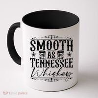 Smooth As Tennessee Whiskey Distressed Bourbon Coffee Mug thumb 0