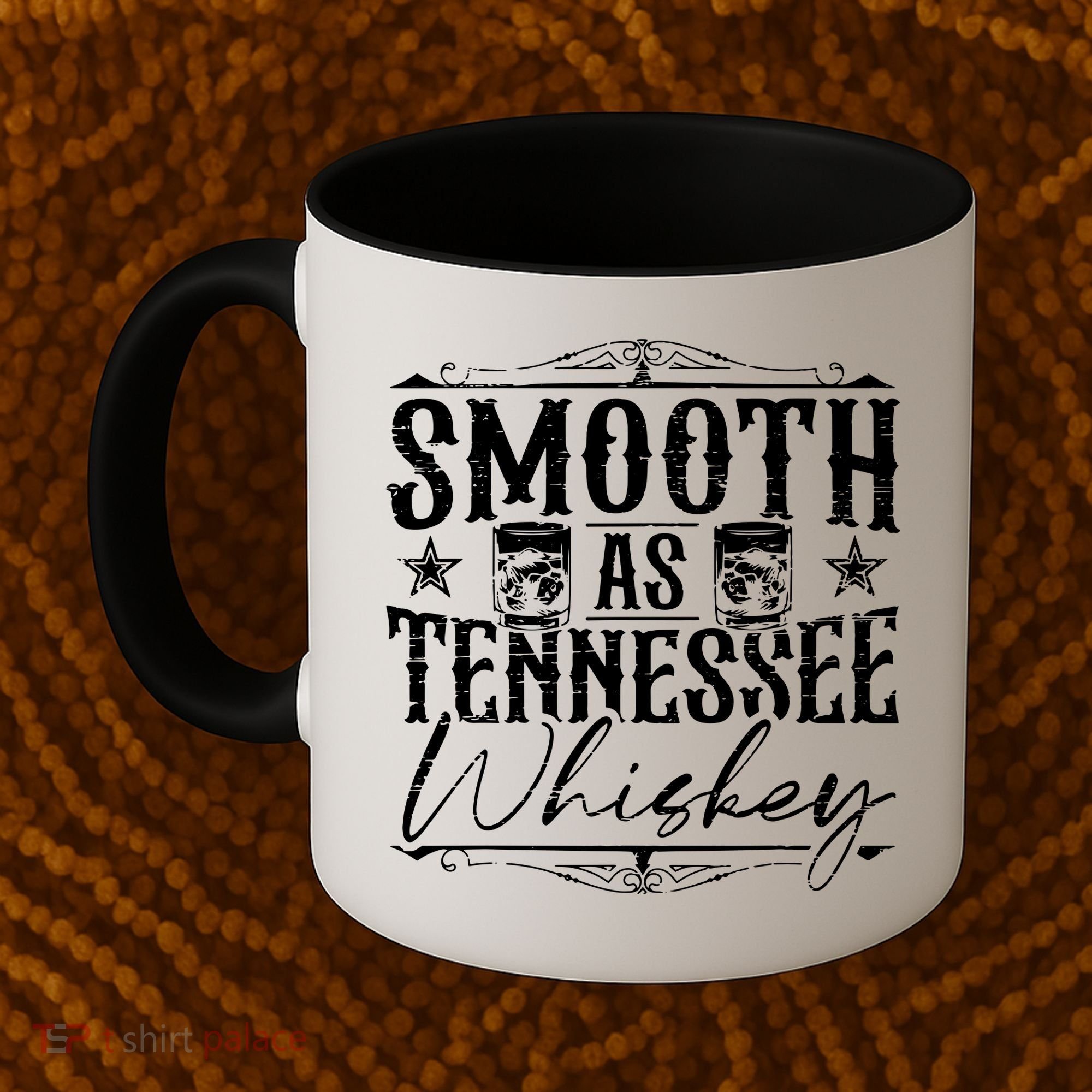 Smooth As Tennessee Whiskey Distressed Bourbon Coffee Mug
