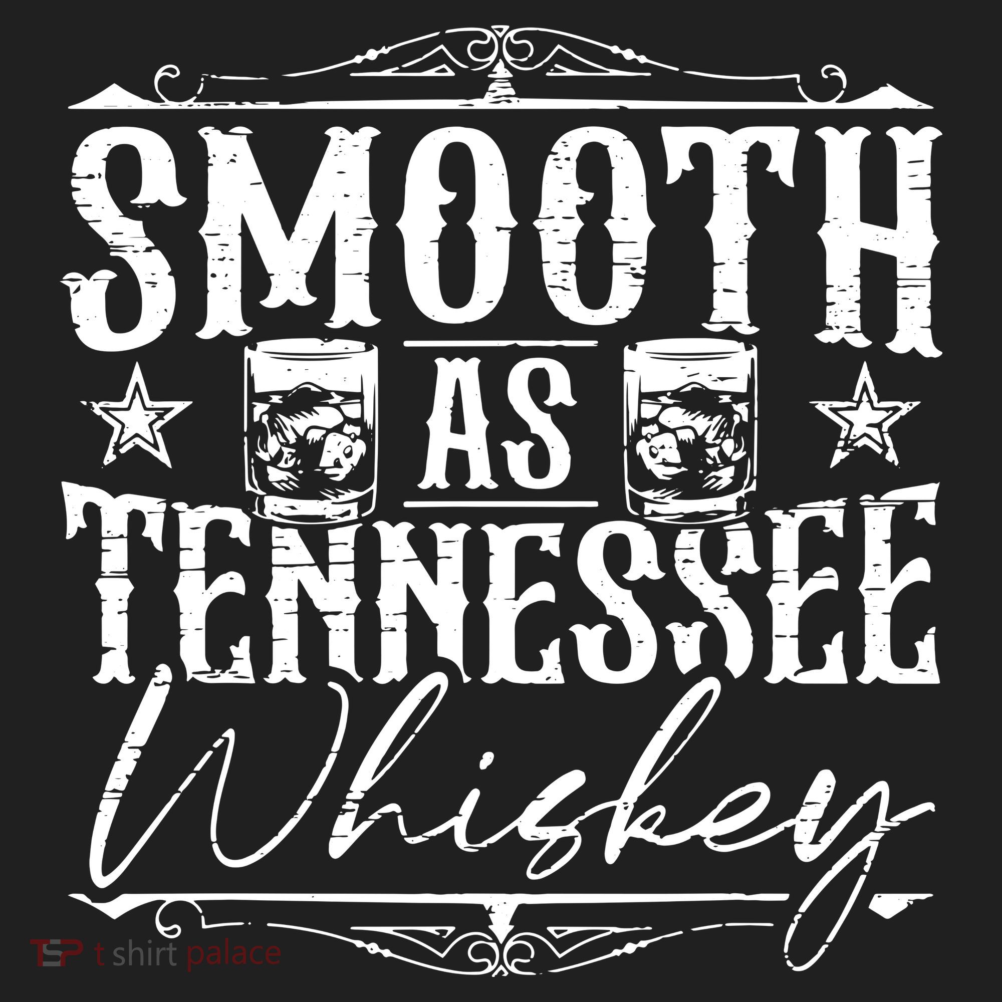 Smooth As Tennessee Whiskey Distressed Bourbon Urban Oversized Heavyweight T-Shirt