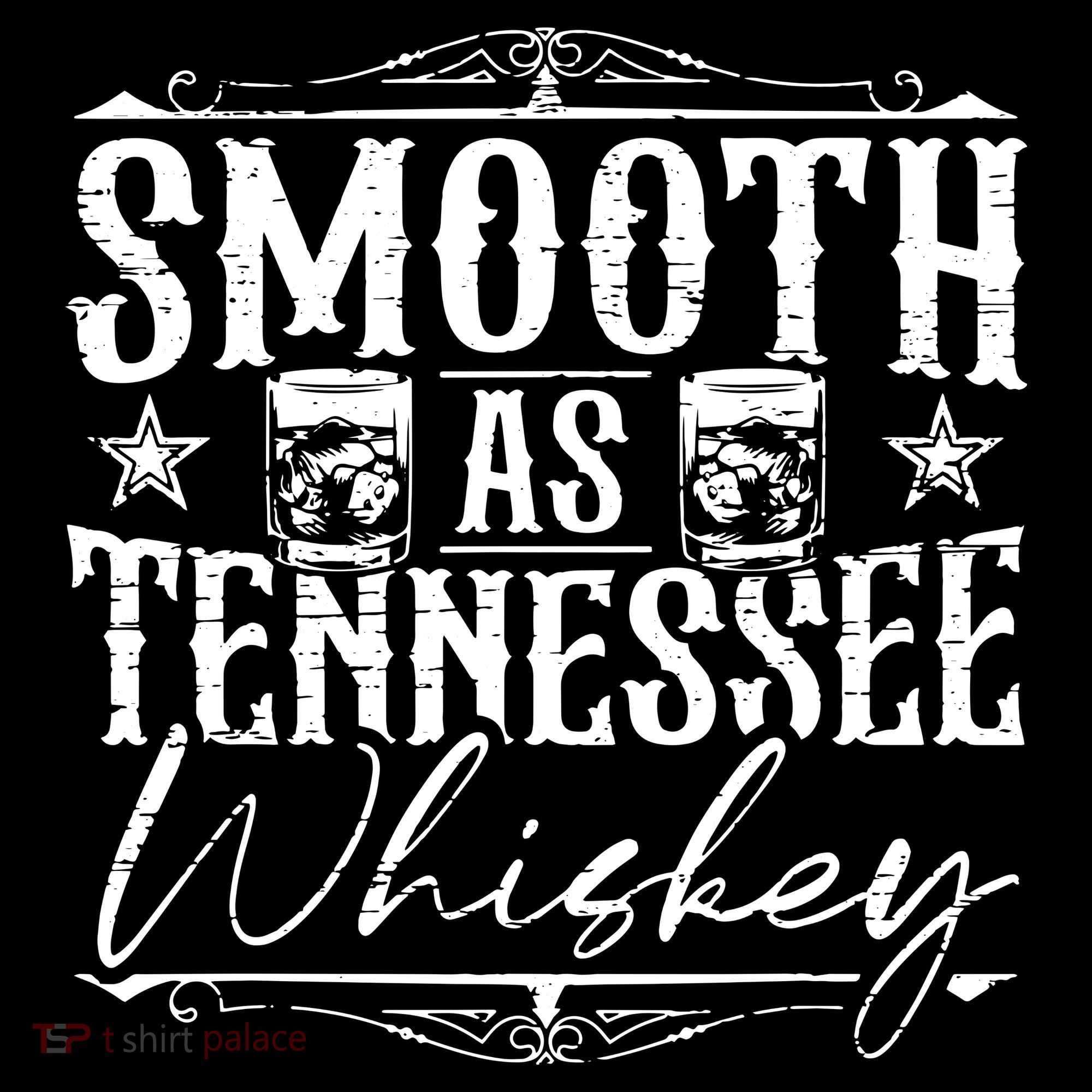 Smooth As Tennessee Whiskey Distressed Bourbon Ornament