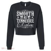 Smooth As Tennessee Whiskey Distressed Bourbon Cropped Pullover Crew thumb 0