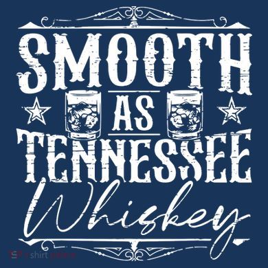 Smooth As Tennessee Whiskey Distressed Bourbon Coaster