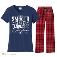 Smooth As Tennessee Whiskey Distressed Bourbon Women's Flannel Pajama Set thumb 0
