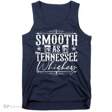Smooth As Tennessee Whiskey Distressed Bourbon Tank Top