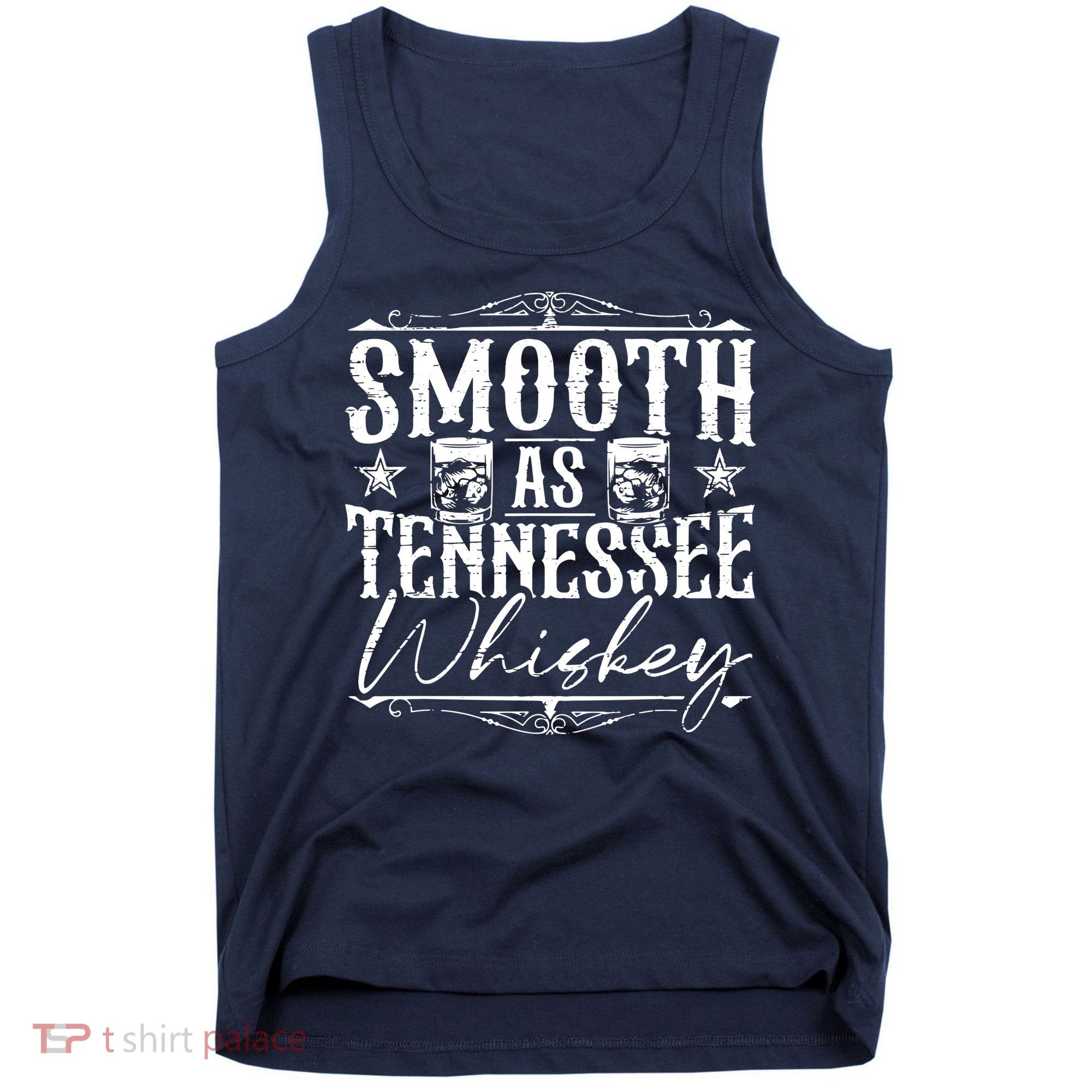 Smooth As Tennessee Whiskey Distressed Bourbon Tank Top