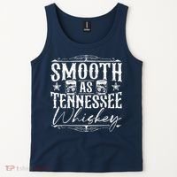 Smooth As Tennessee Whiskey Distressed Bourbon Tank Top thumb 2