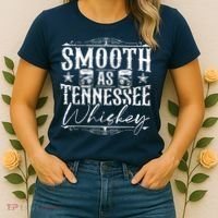 Smooth As Tennessee Whiskey Distressed Bourbon Women's T-Shirt thumb 2