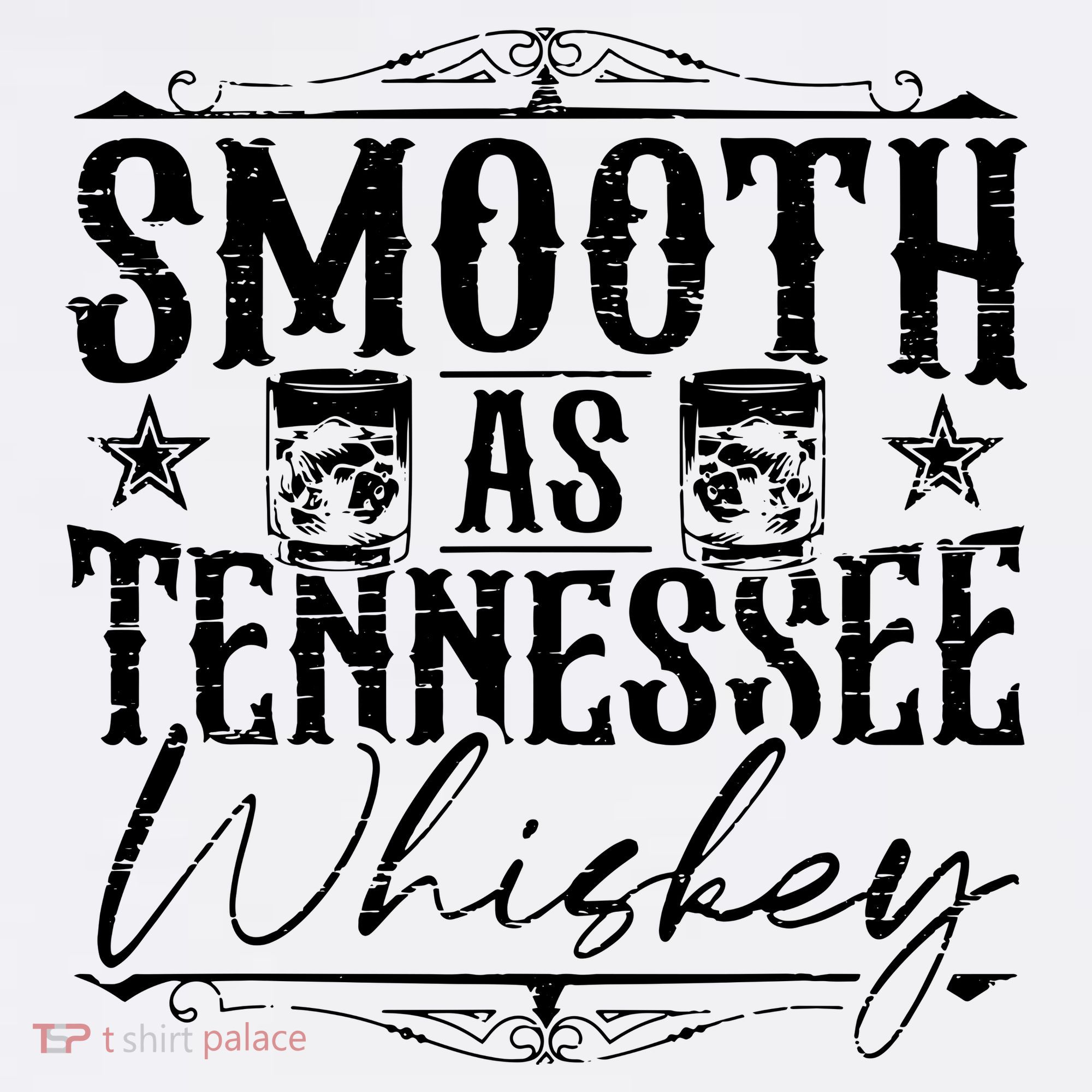 Smooth As Tennessee Whiskey Distressed Bourbon Garment-Dyed Sweatshirt