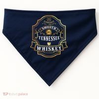 Smooth As Tennessee Whiskey Drinking Buddy Gift Idea USA-Made Doggie Bandana thumb 0