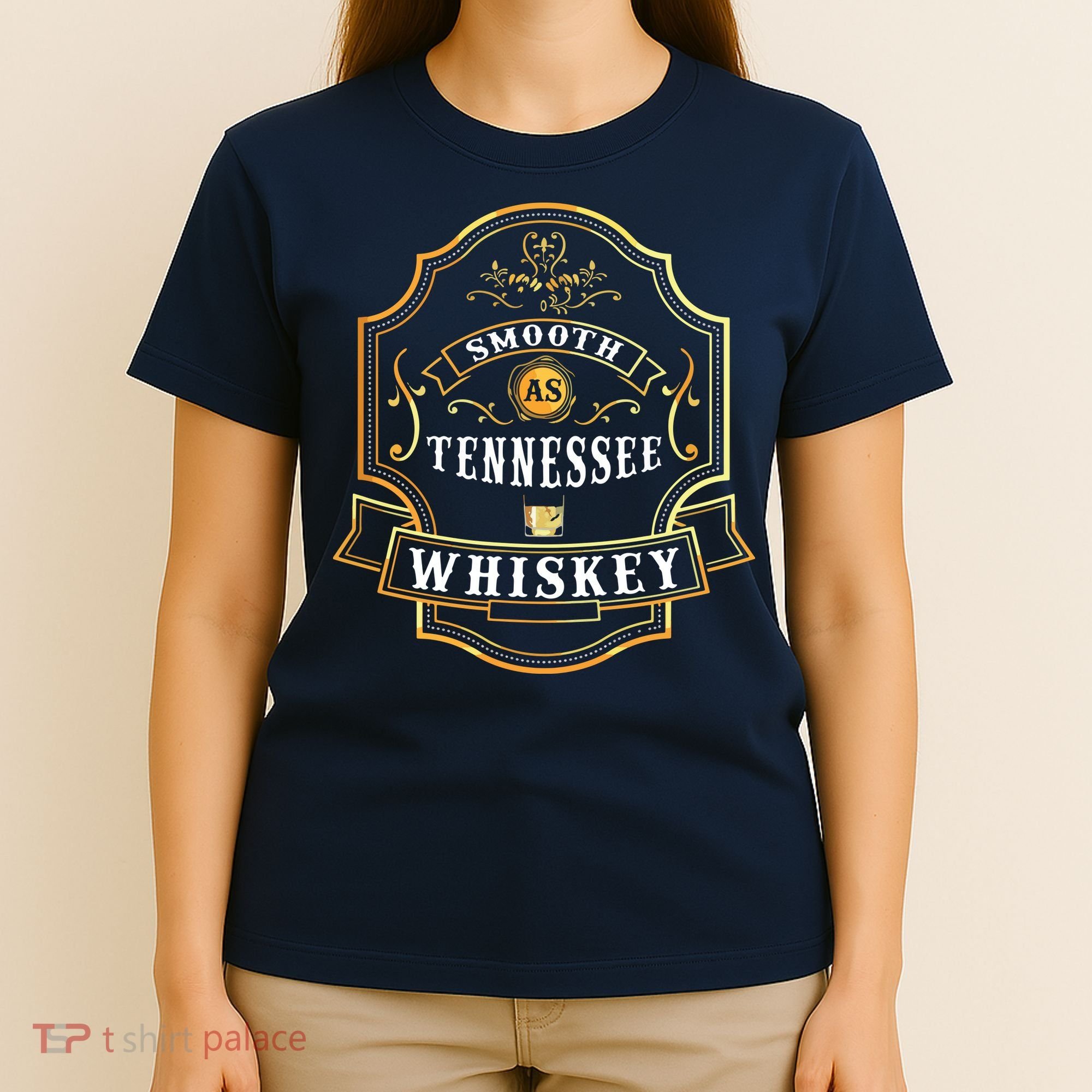 Smooth As Tennessee Whiskey Drinking Buddy Gift Idea T-Shirt