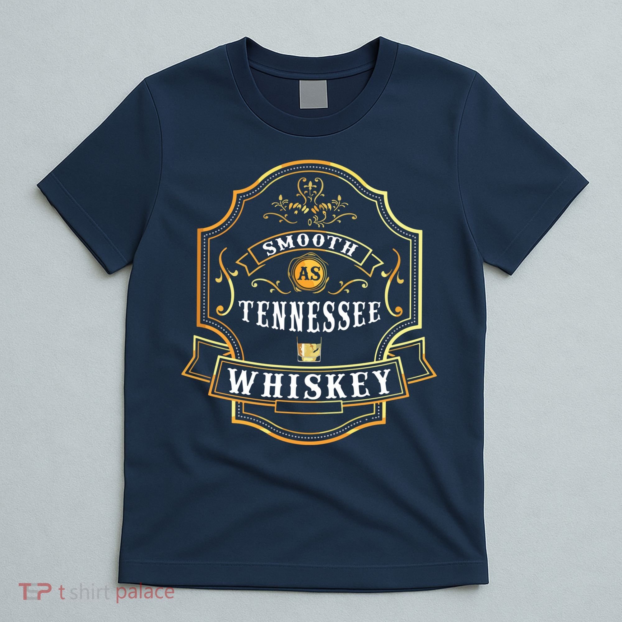 Smooth As Tennessee Whiskey Drinking Buddy Gift Idea T-Shirt