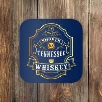 Smooth As Tennessee Whiskey Drinking Buddy Gift Idea Coaster thumb 0
