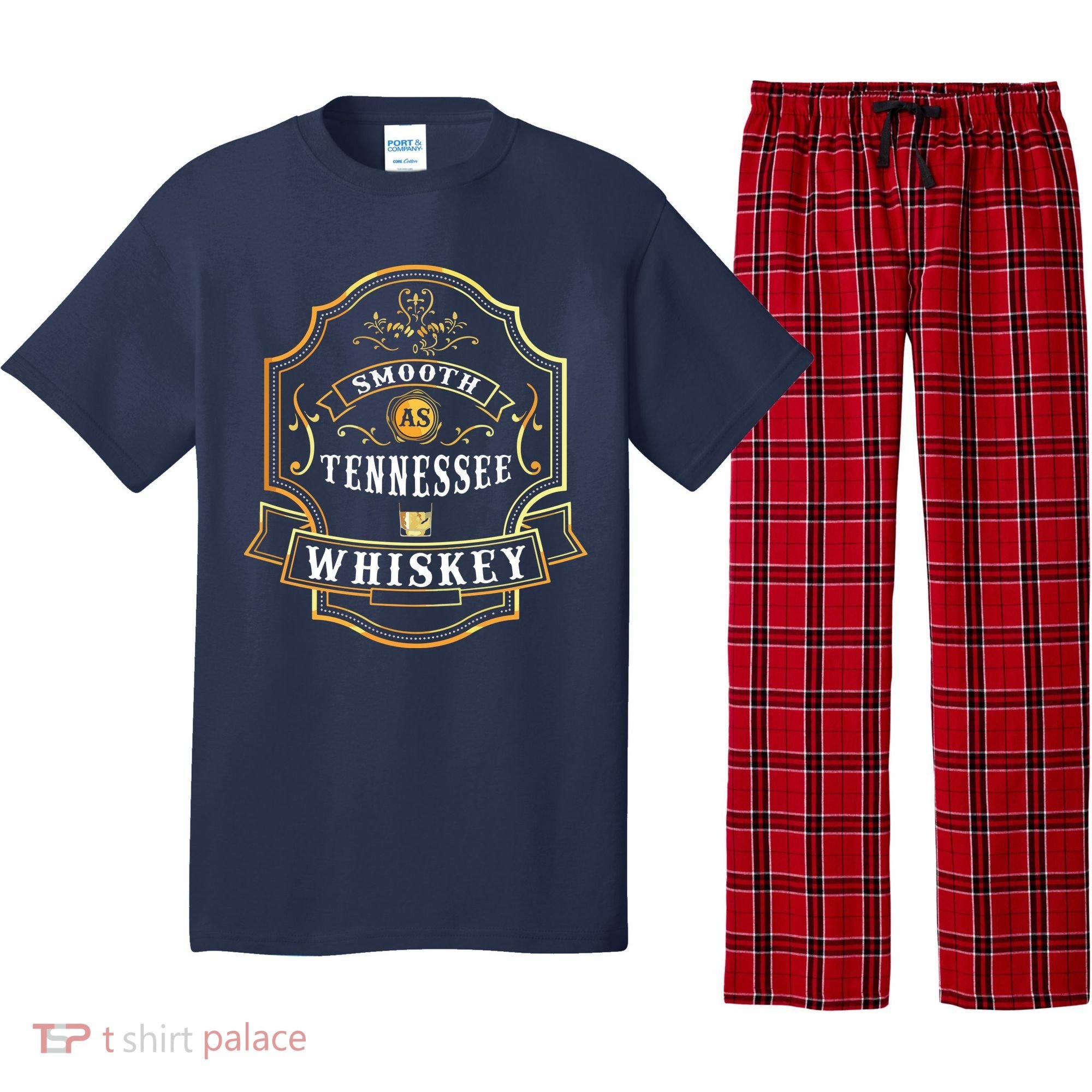 Smooth As Tennessee Whiskey Drinking Buddy Gift Idea Pajama Set