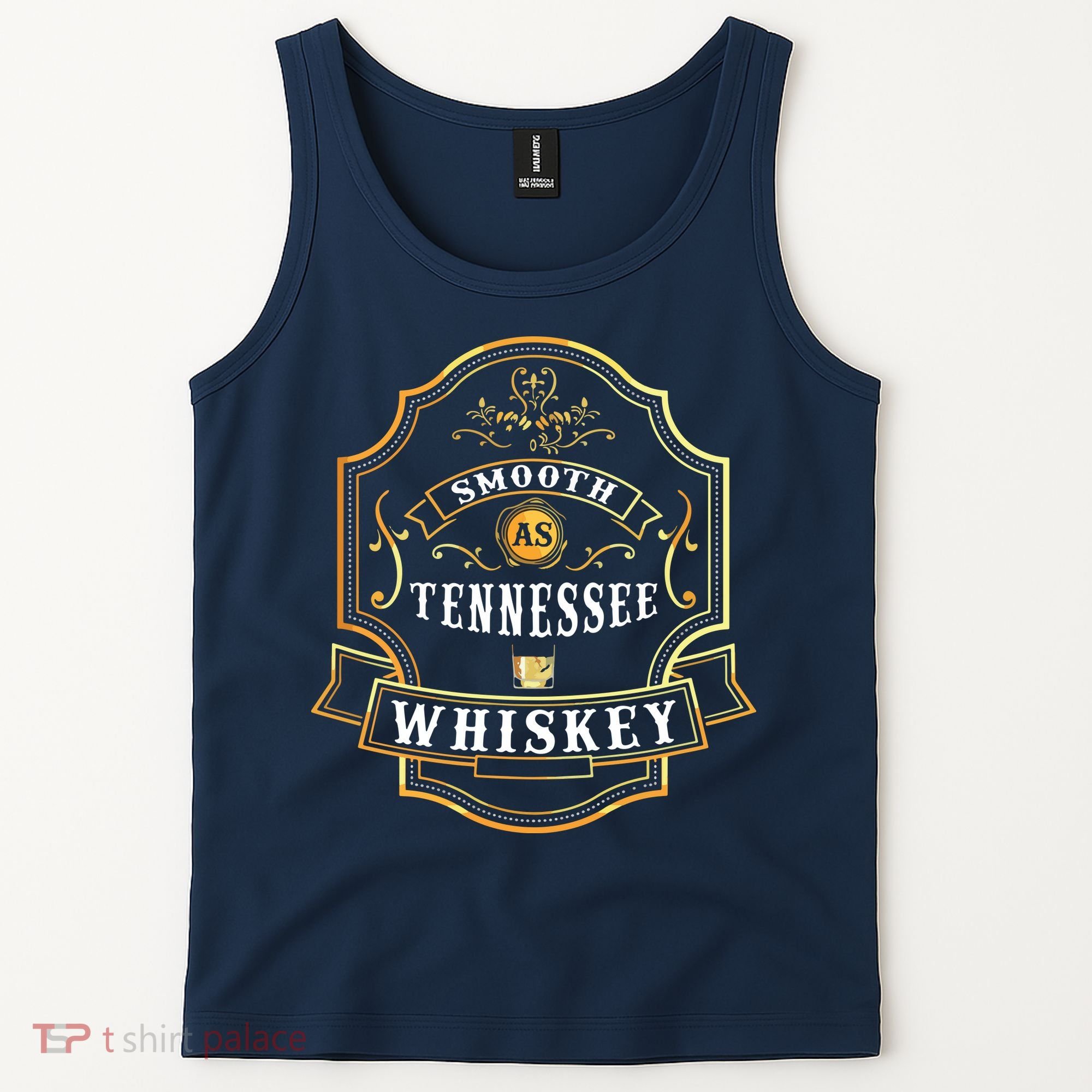 Smooth As Tennessee Whiskey Drinking Buddy Gift Idea Tank Top