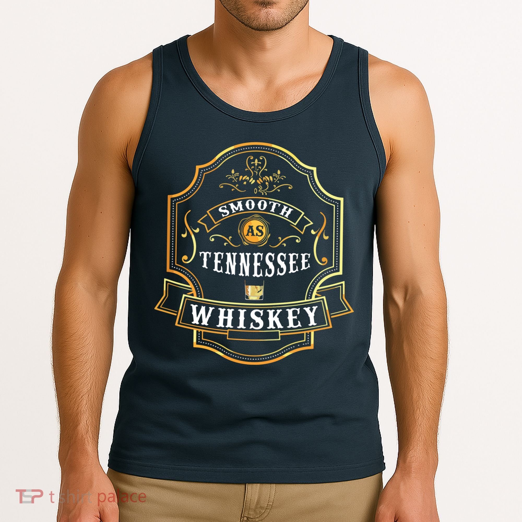 Smooth As Tennessee Whiskey Drinking Buddy Gift Idea Tank Top