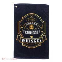 Smooth As Tennessee Whiskey Drinking Buddy Gift Idea Golf Towel thumb 0