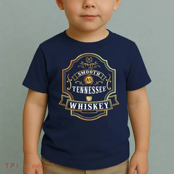 Smooth As Tennessee Whiskey Drinking Buddy Gift Idea Toddler T-Shirt